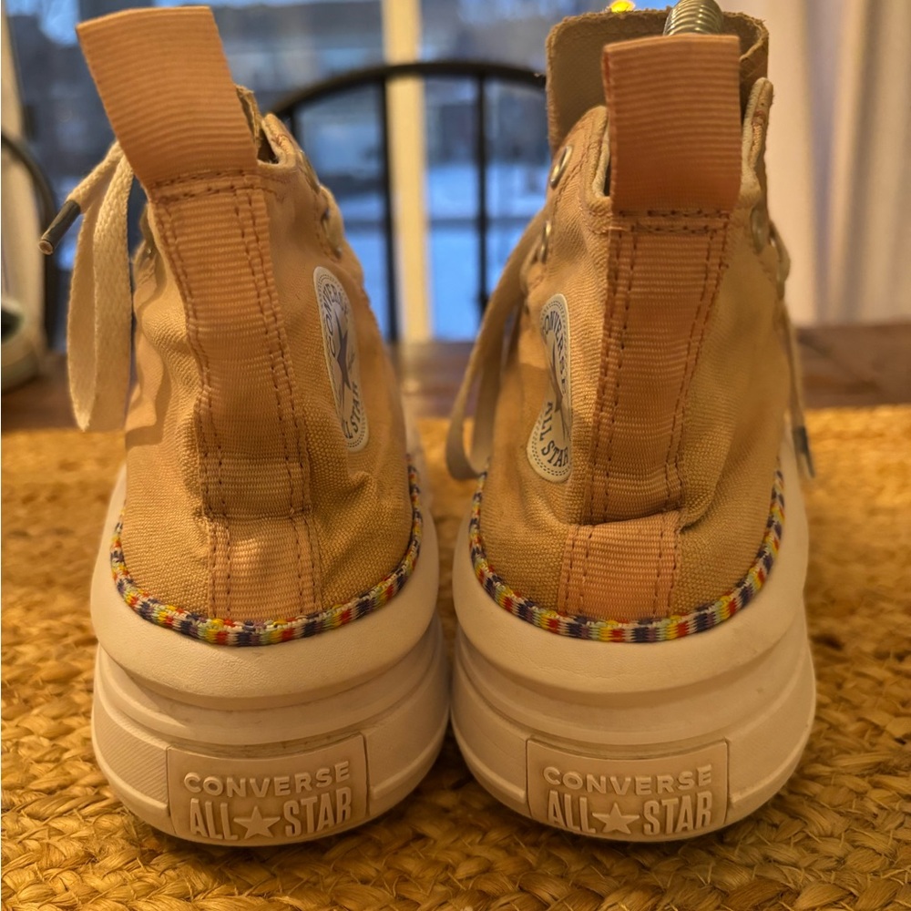 CONVERSE Chuck Taylor All Star Platform Friendship Bracelet youth girl size 3 - Picture 3 of 8